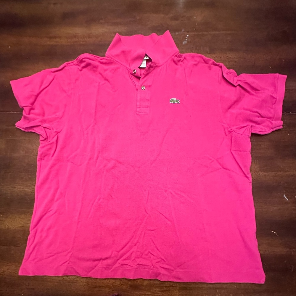 Lacoste Xxl size 8 classic pique polo